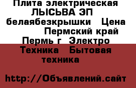 Плита электрическая ЛЫСЬВА ЭП403белаябезкрышки › Цена ­ 5 000 - Пермский край, Пермь г. Электро-Техника » Бытовая техника   